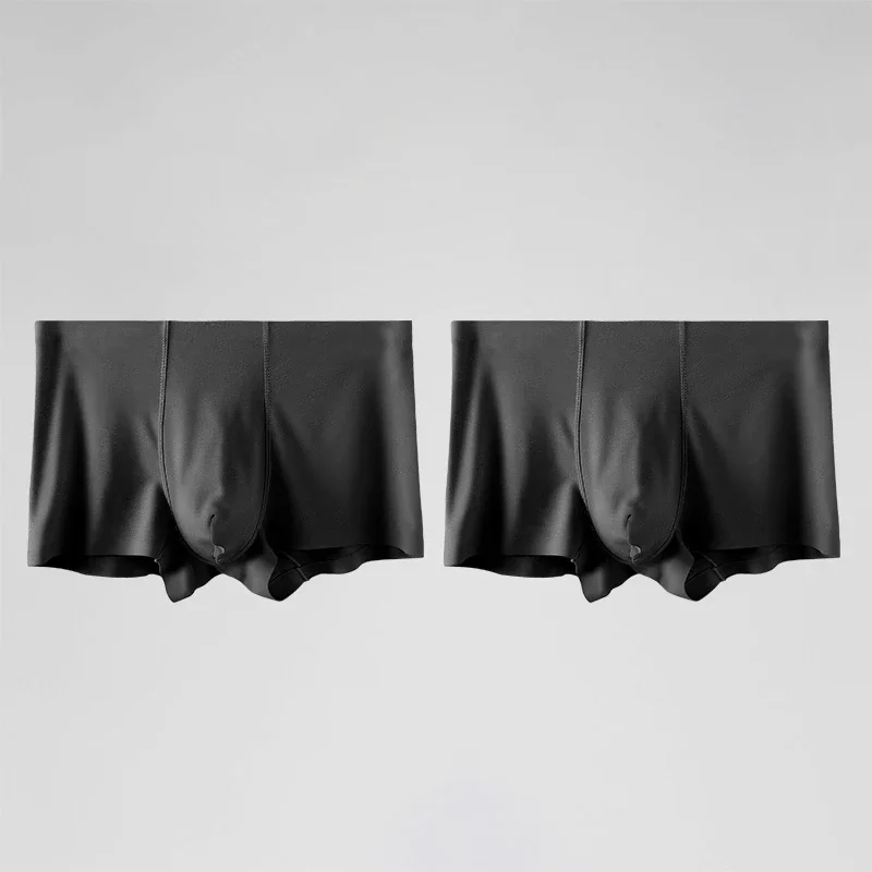 2 Stück Herren-Unterwäsche, Herren-Boxershorts, Modal-Hosen, atmungsaktive Sommer-Boxershorts für Jungen