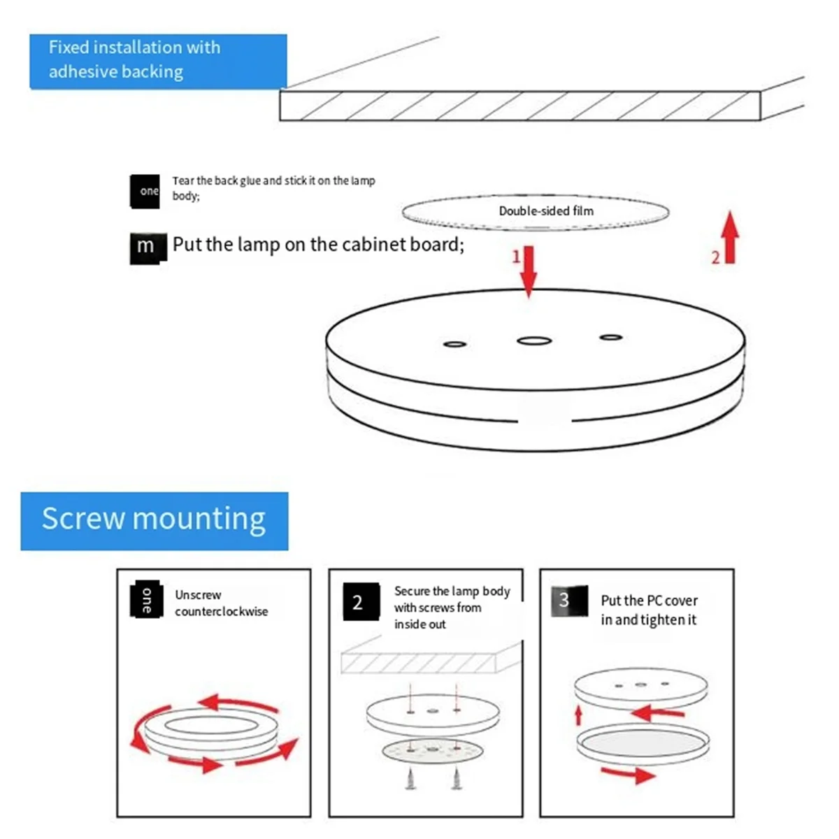Комплект светодиодных ламп AT77 DIY: только аппаратные аксессуары, НЕТ 3D-печатных деталей, яркий свет, энергоэффективный индивидуальный осветительный проект