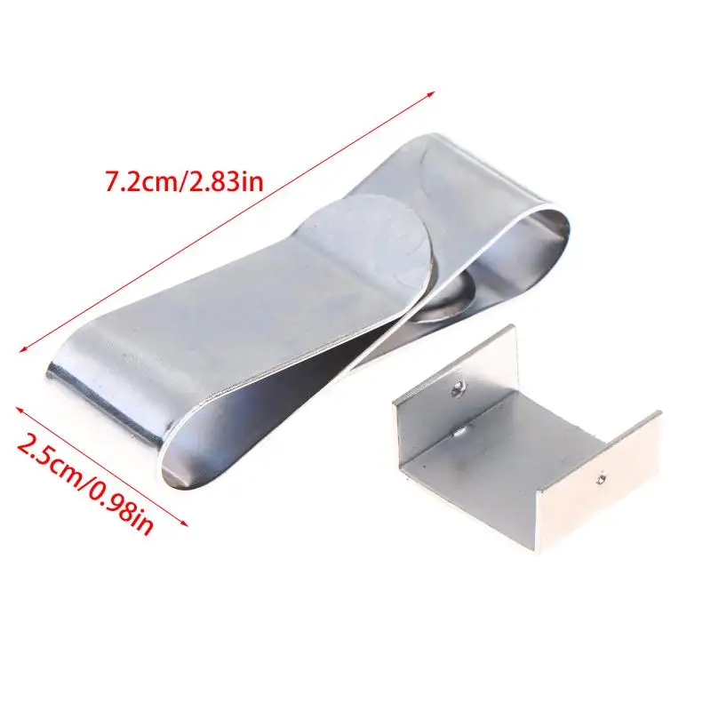 Magnetic Chalk Holder With Clip Snooker Chalk Clip Supply Stainless Steel Cue Chalk Clip Snooker Billiards Chalk Holder Pool Cue image 6