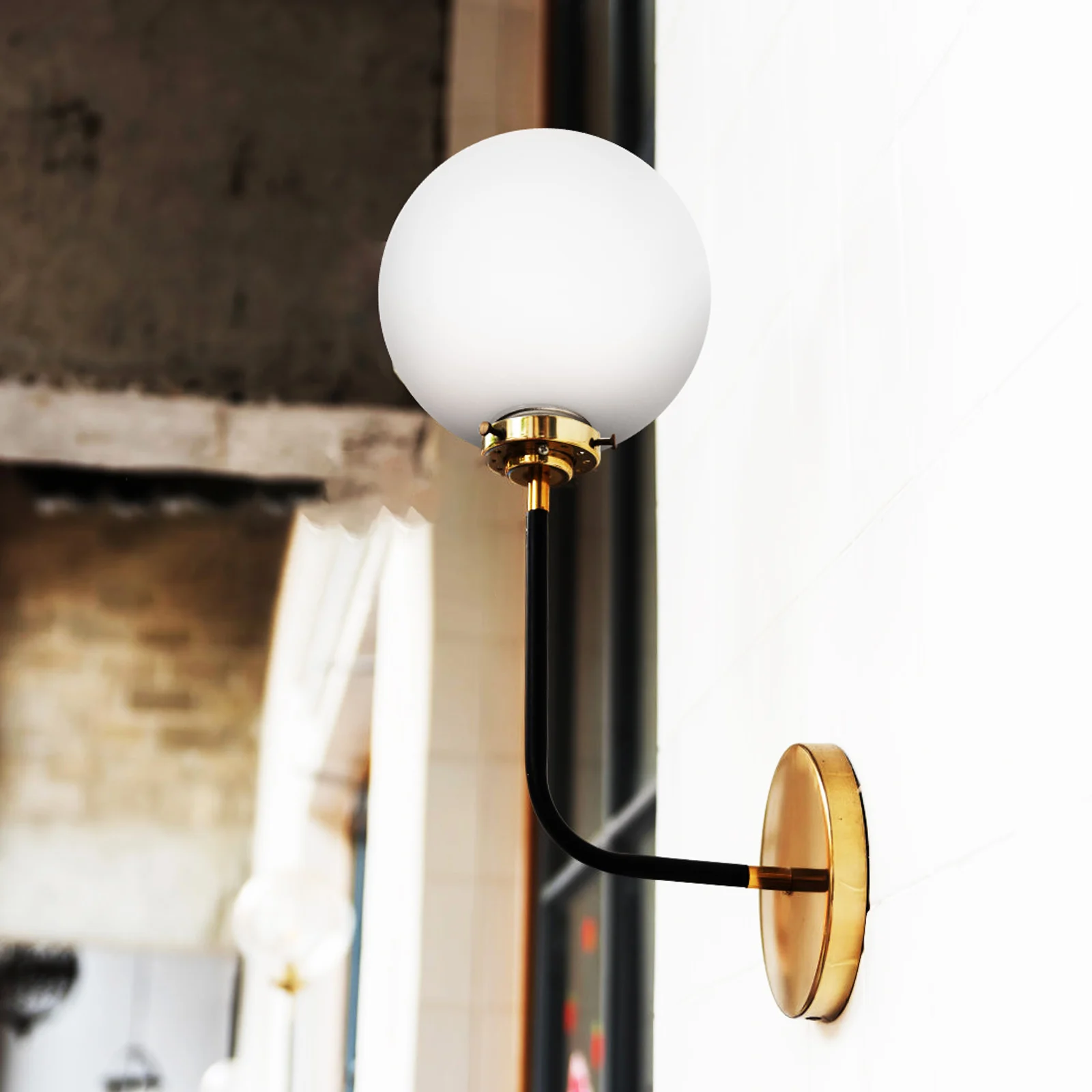 

Glass Ball Lampshade Replacement Modern Design for Ceiling Pendant Chandelier Light Fixture Softens Lighting in Living Room