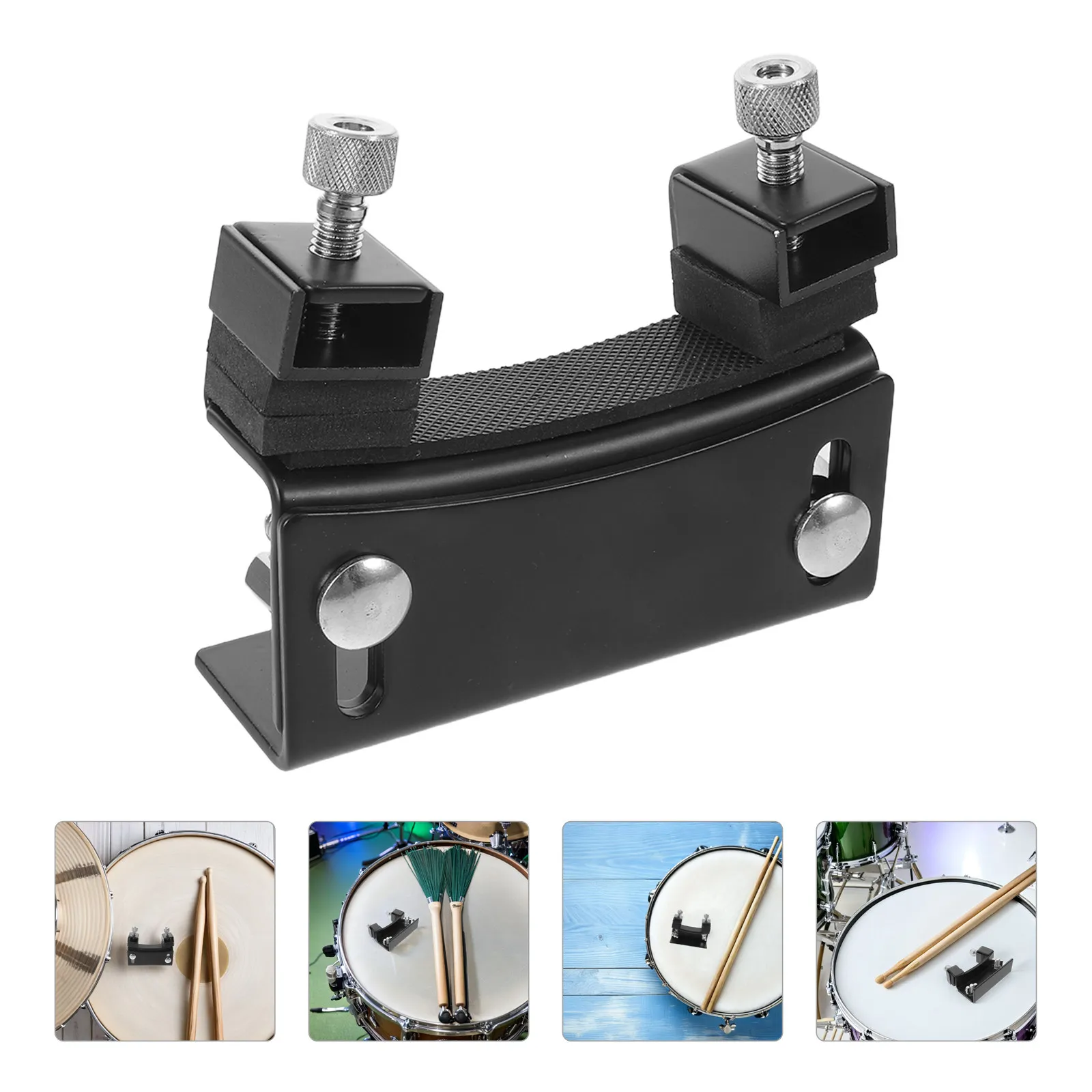 Bass Drum Booster Kit Lift Replacement Leg with Base Accessory Supply Black Lifter