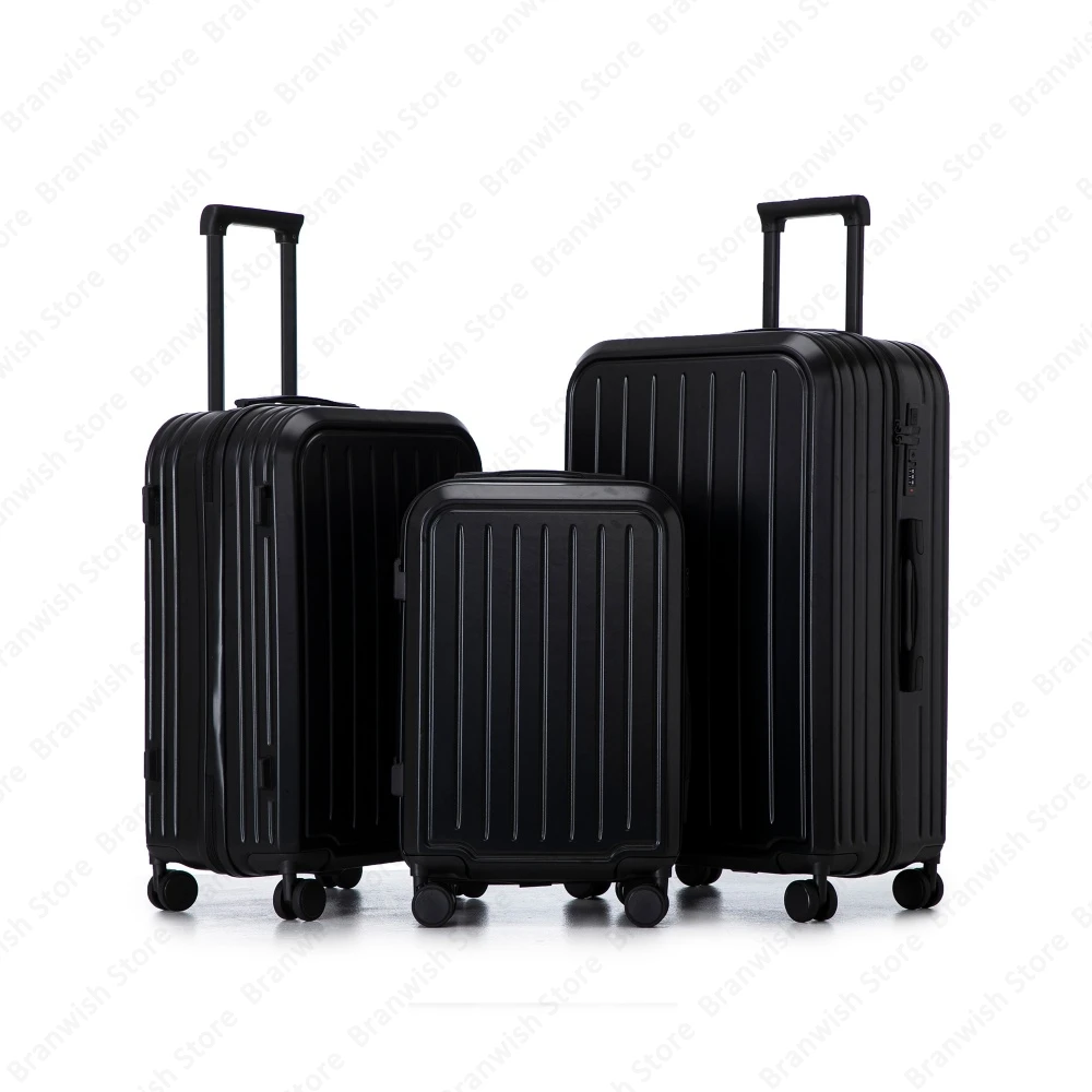 

Набор чемоданов с вращающимся колесом, твердый корпус из АБС-пластика с USB-портом, подстаканник, чемоданы 20/24/28 дюймов, замок TSA, телескопическая ручка для путешествий