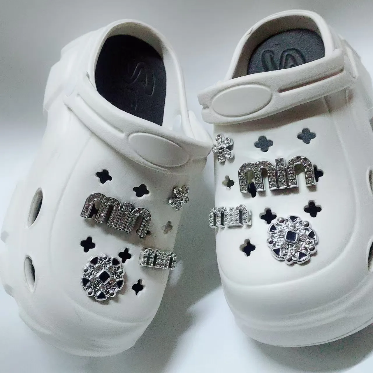 إكسسوارات زهرة الأحذية الكريستالية اللطيفة، إكسسوارات الأحذية DIY، دبابيس هدايا الحفلات للنساء والرجال والأطفال #2