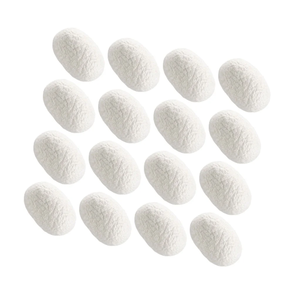 

30 Pcs Cleaning Ball Natural Silk Cocoons for Face Gentle Exfoliating Deep Balls Blackheads Removal