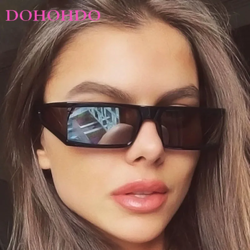 

DOHOHDO New Fashion Square Sunglasses Men Women Brand Designer Sunglasses Male Female Retro Shades Rectangle UV400 Oculos De Sol