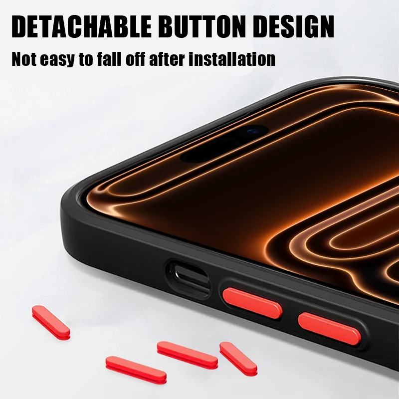 حافظة هاتف مغناطيسية ملونة مطبوعة على شكل قلب لهاتف آيفون اير 16e 17 16 15 Pro Max 14 13 12 Pro 11 16 15 Plus غطاء أكريليك مقاوم للصدمات #4