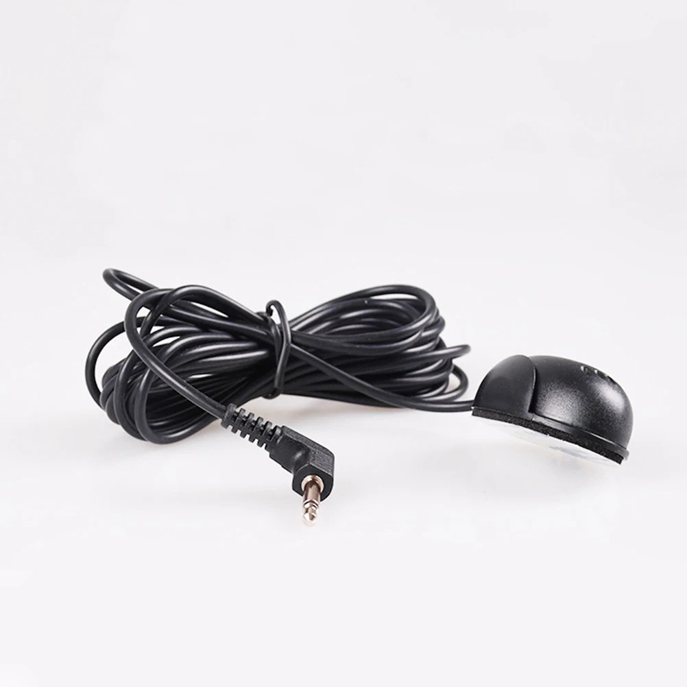 

Car Microphone 35mm Plug Black 3M Cable Long Distance High Sensitivity Low Impedance Noise Resistance Car Stereo Audio Video