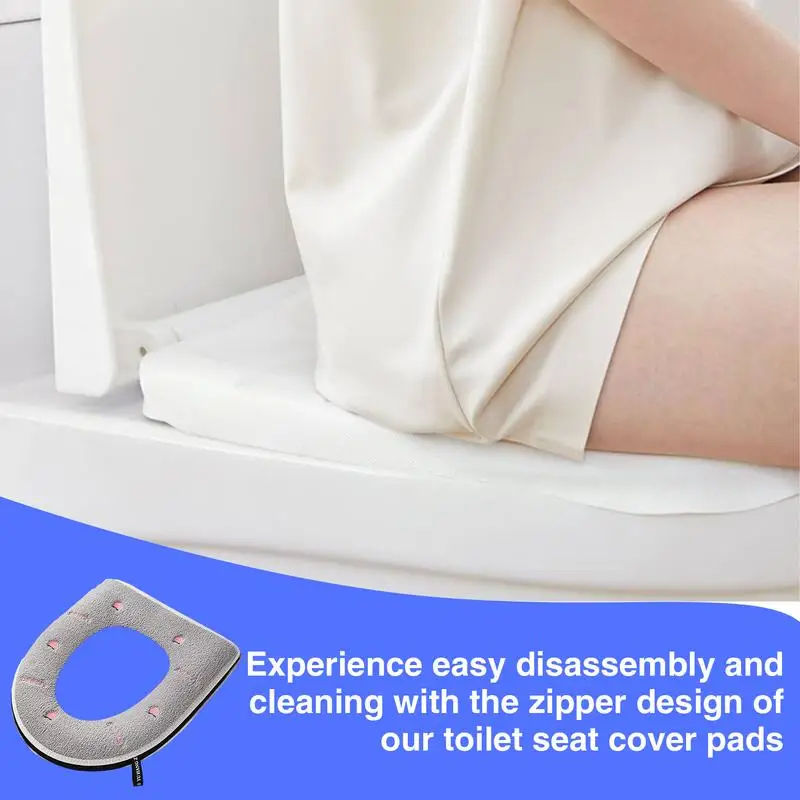 Toilet Seat Cushion Toilet Seat Warmer Pads Soft Warmer Cushion Toilet Seat Pad For Home And Hotel Toilet Cushion