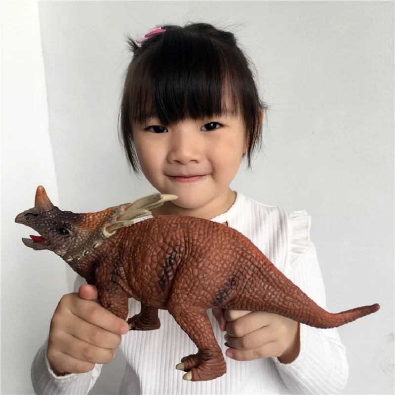 

Triceratops/ Dragon dinosaur toys Model Animal Action Figure Model Toy Dinosaur PVC plastic dinosaur toys wild animals dinosaur