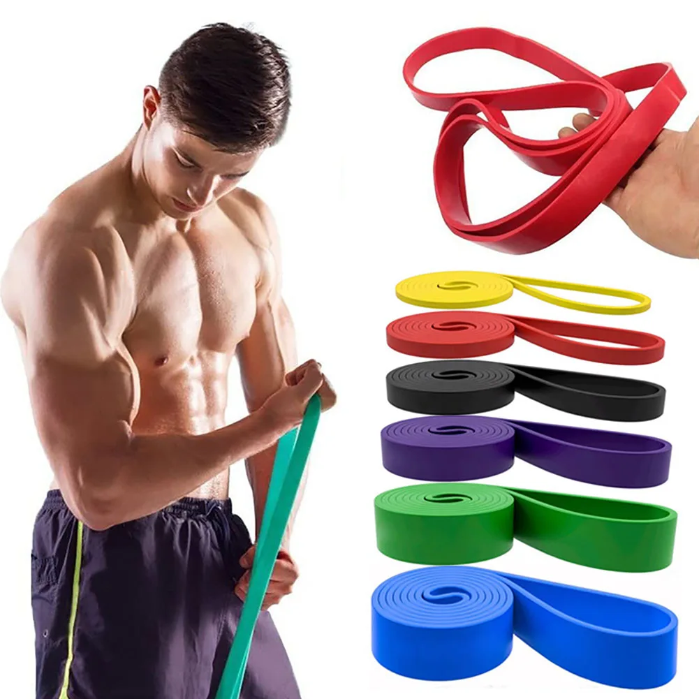 1pc Yoga Fitness Widerstands band Hoch leistungs übung Gummiband Fitness geräte für Sports tärke Pull-up Drops hip