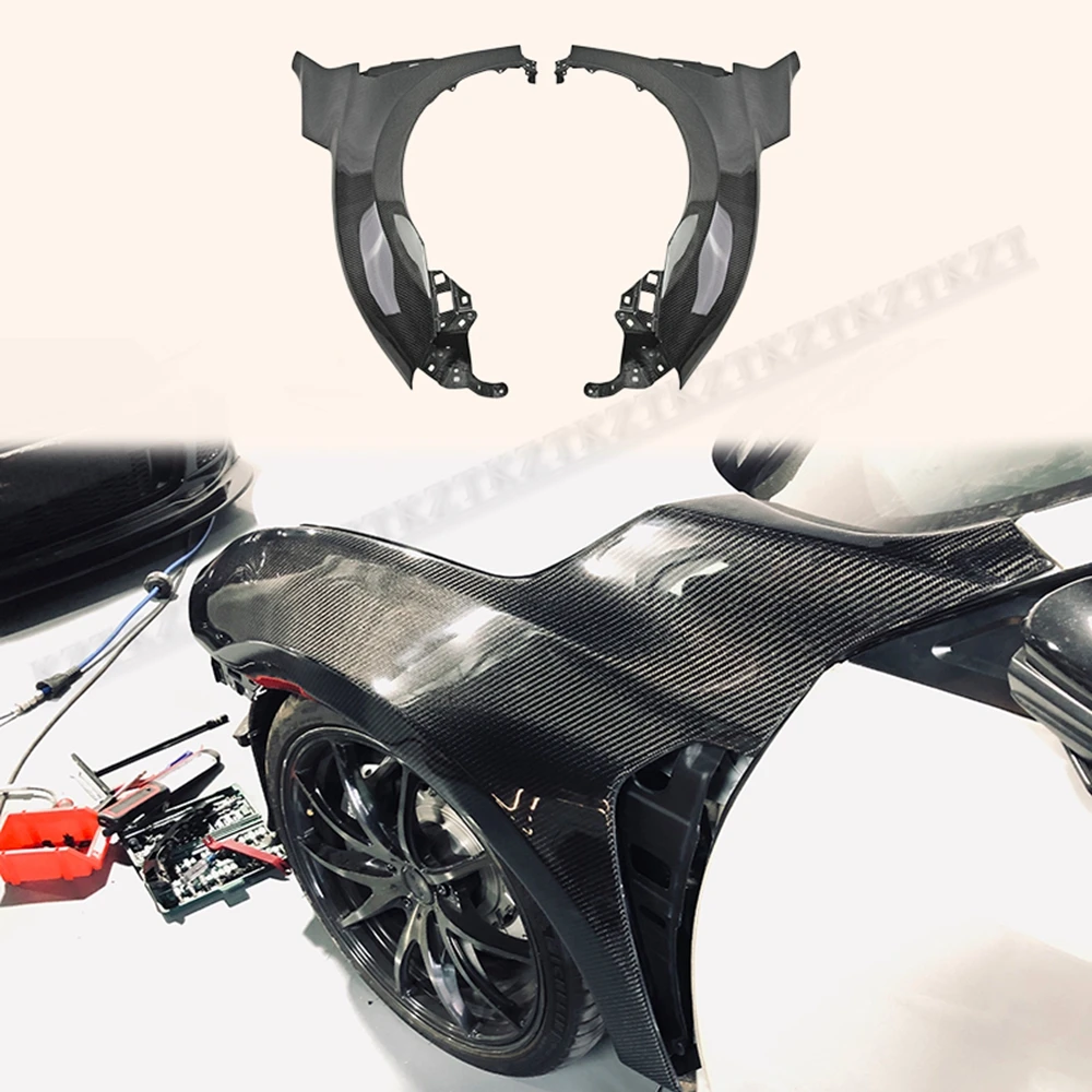 For Honda Civic Fk7 Fk8 Epa Front Wider Fender (+10Mm) Carbon Fiber