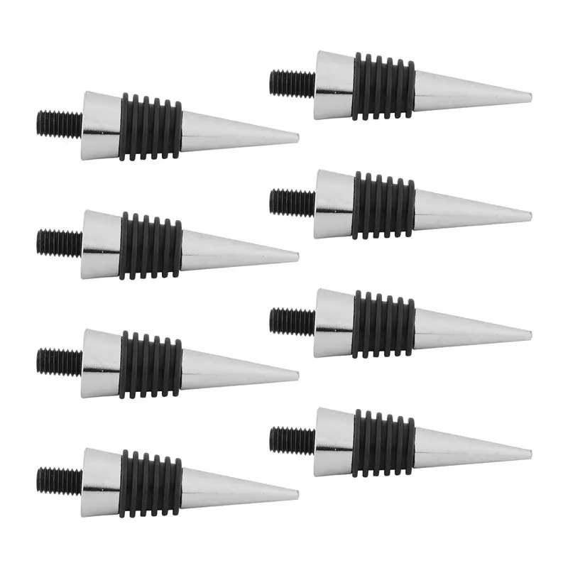 A20F-40 Pieces Metal Cork Blank Wine Stopper Kit Reusable Wine Stopper Insert Set Hardware For Wedding Wine Party Bar Turning