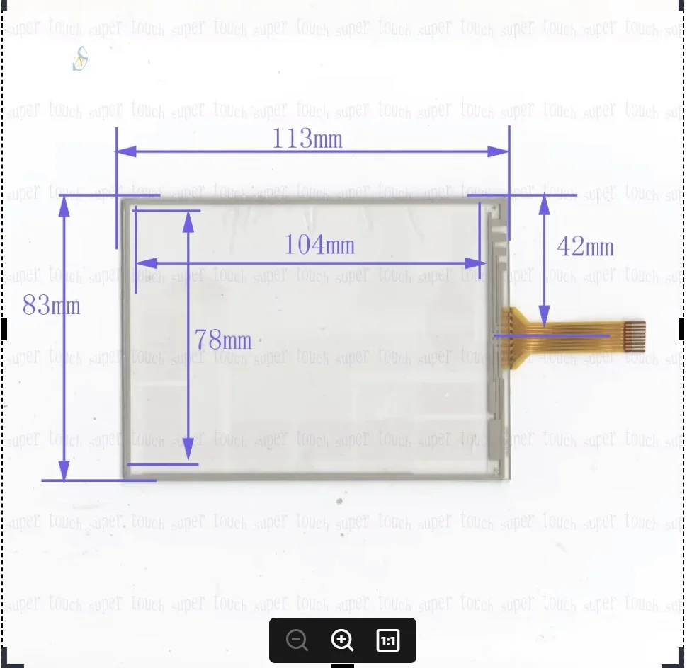 

ZhiYuSun 113mm*83mm HLD-TP-1015 5inch Touch Screen glass resistive USB touch panel overlay kit 113*83 TOUCH SCREEN