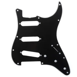 Musiclily Pro 11-Hole 60s 64 Vintage Style ST SSS Pickguard for American ST Guitar