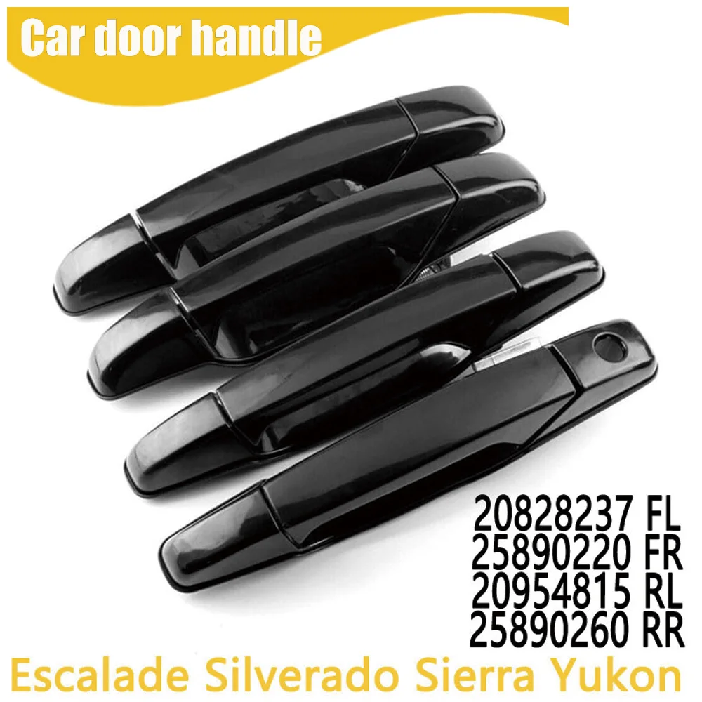 

Outside Door Handle Set Plastic for GMC Chevy Cadillac 20828237 25890220 20954815 25890260