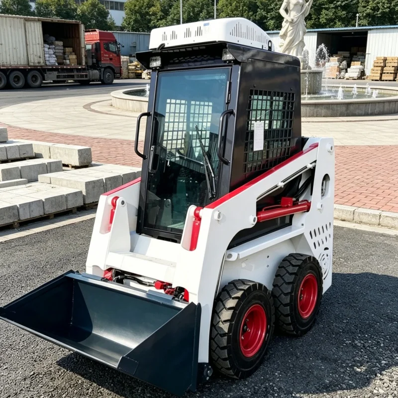 

Customized New Arrival & Bestselling Skid Steer Loader, CE/EMC Certified, Ride-on Skid Steer Handling Loader