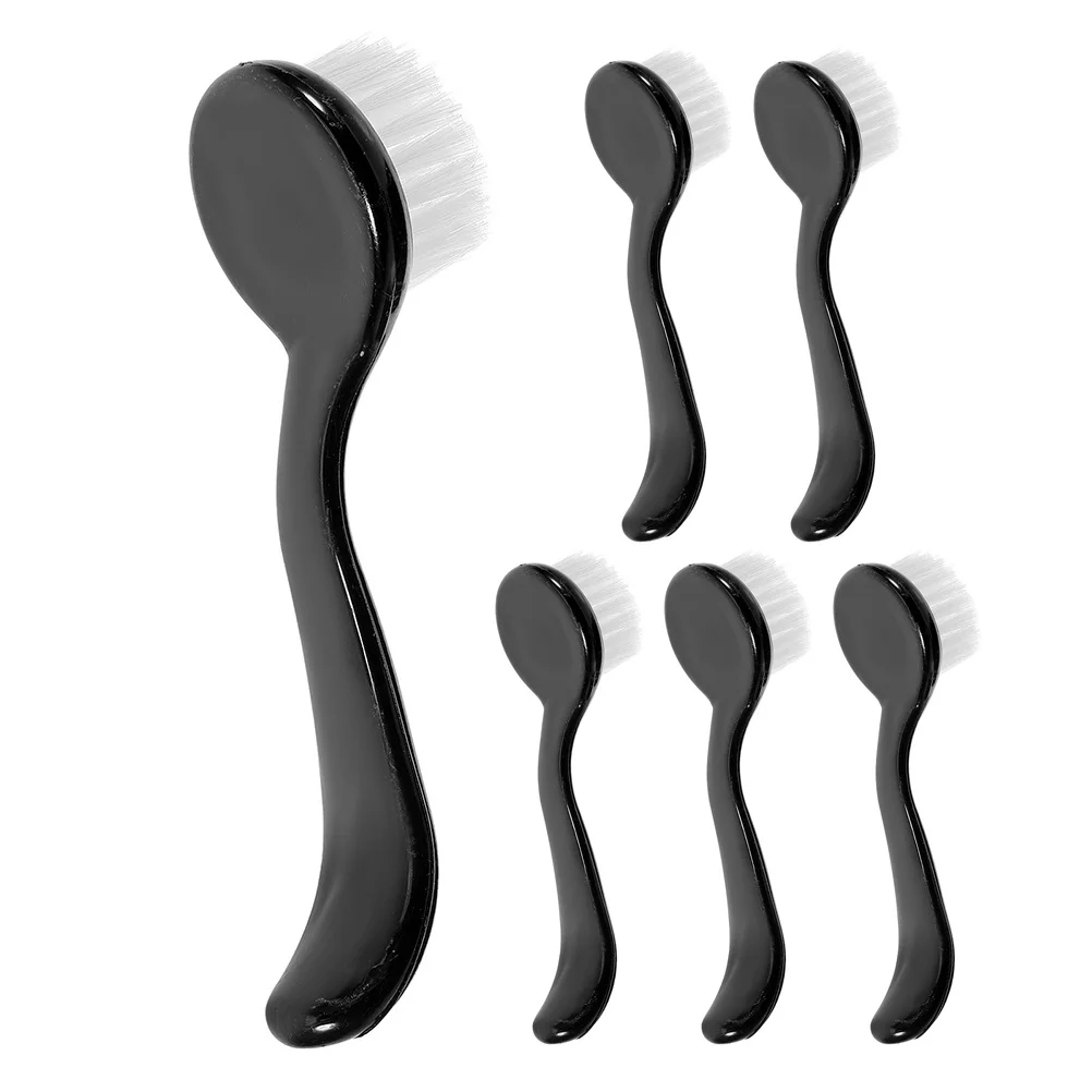 Brosse de nettoyage de la poussière manuelle, 6 pièces, brosse de nettoyage du visage, nettoyage en profondeur, outil d'exfoliation du visage, épurateur de pores, outil de soins de la peau