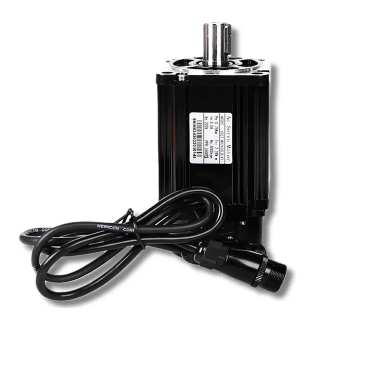 

80ST-M02430 AC Servo Motor Kit + AASD-15A Driver 2.39N 750W 3000rpm 220V Single-Phase Ac Drive Permanent Magnet Matched Driver