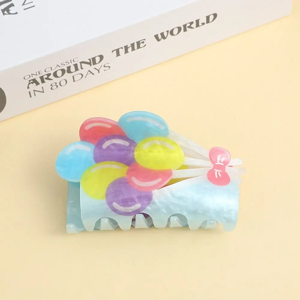 Creative Acrylic Flower Hair Claw Rabbit Daisy Animal Hair Clip Headwear Geometry Dog Shark Clip Female