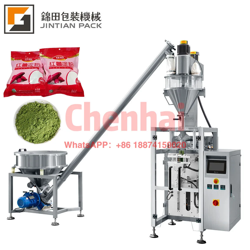 JT-320VF High speed bag food starch sweet potato flour tea powder packing machine