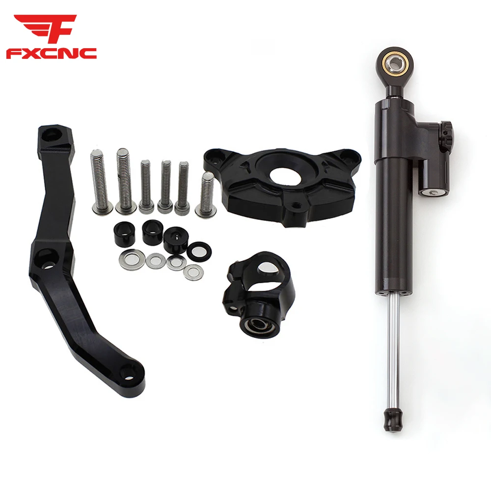 

For Kawasaki Z1000 2010-2013 CNC Motorcycle Steering Dampers Stabilize Damper Bracket Mounting Kit