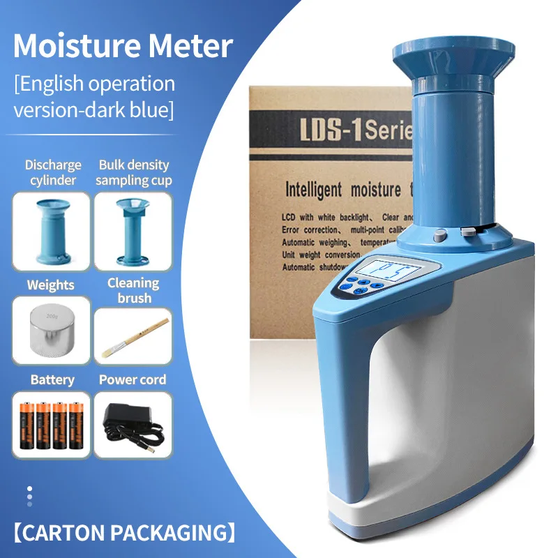 Upgraded Version 35 Types of Grain  Grain Moisture Measuring Instruments Rice Coffee Bean Moisture Measuring Instruments