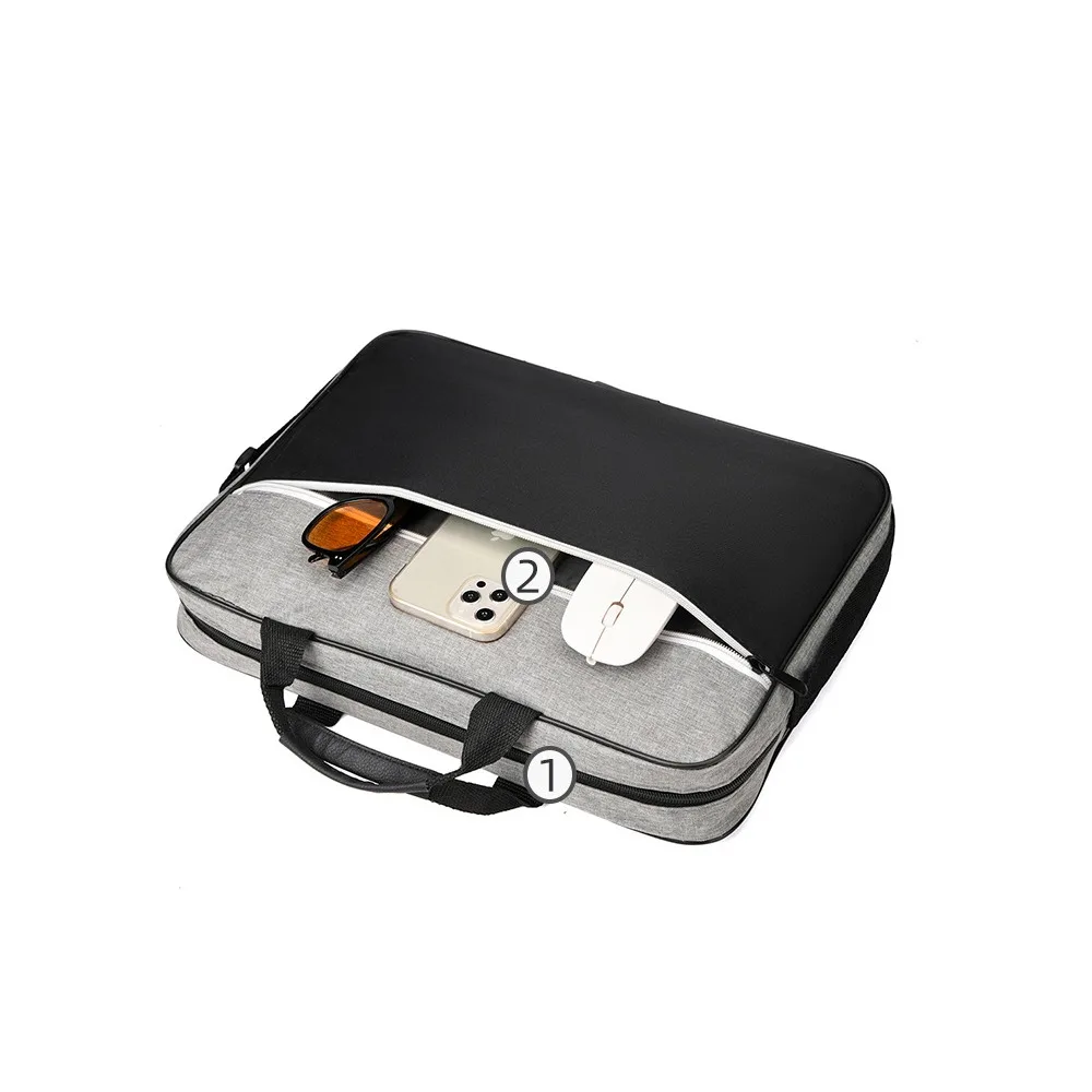 Gifts Large Capacity Laptop Bag Shoulder Handbag Shockproof Computer Bag Portable Briefcase Laptop Case
