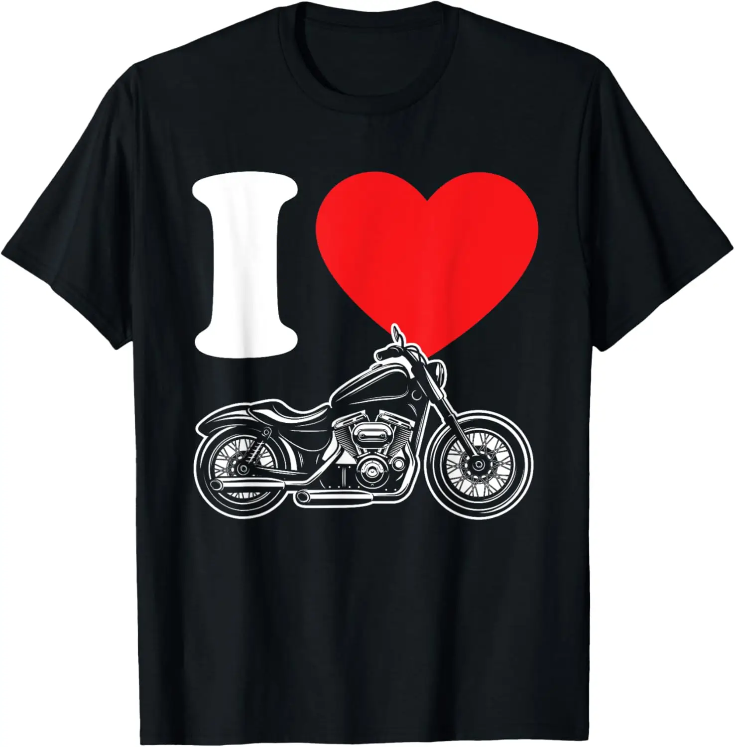 

Футболка I Heart Motorcycle Biker Rider Motorcycles Lover
