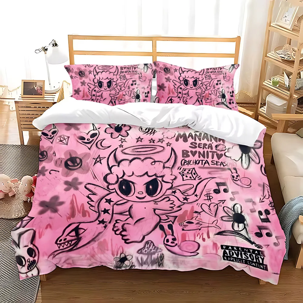 

Karol G New Album Cover manana sera bonito bichota Duvet Cover Pillowcase Bedding Set Adult Boy Girl Bedroom Decoration