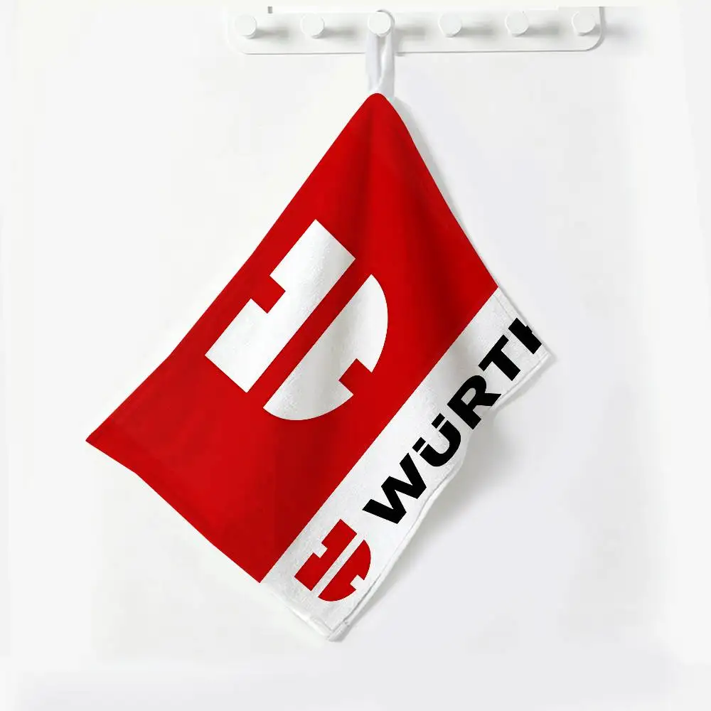 Wurths Tool Multi-scene Polyester Cotton Towel, Hanging Hand Wiping Cloth for Kitchen Bathroom Hotel