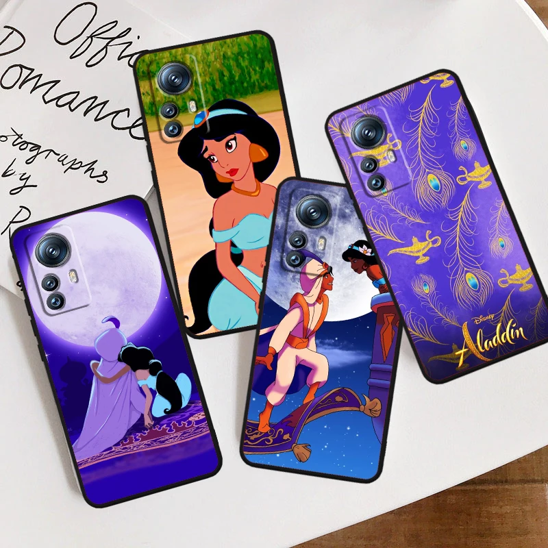 Aladdin And The Magic Lamp For Xiaomi Mi 13T 13 12T 12 11T 11i 11 A3 10T 10 9 Pro Lite Ultra 5G Black Cover Phone Case