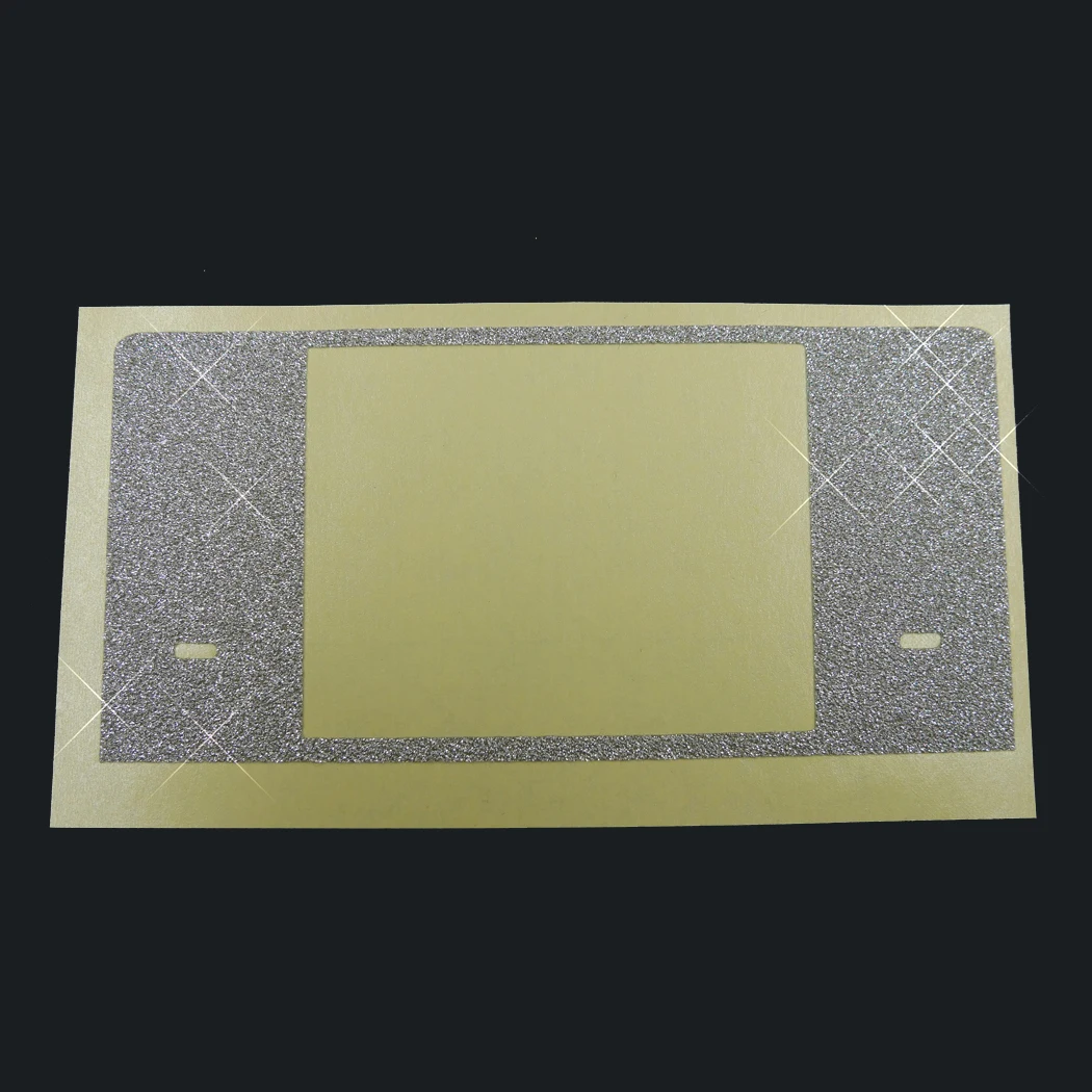 Vinil Skin adesivo protetor para Nintendo DSi, brilhando prata Bling, Glitter Skins