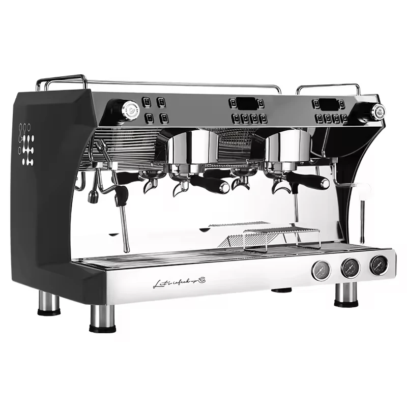 

CAFOVO Gemilai CRM3120C 2 Group Semi Automatic Commercial Espresso Coffee Machine 3 Boilers Rotary Pump for Shops and Cafeteras