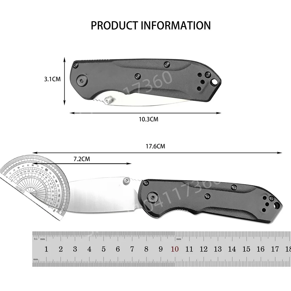 BM 565 Folding Pocket Knife S30V Blade Nylon Fiberglass Handle High Quality Outdoor EDC Survival Camping Hiking Hunting Tools