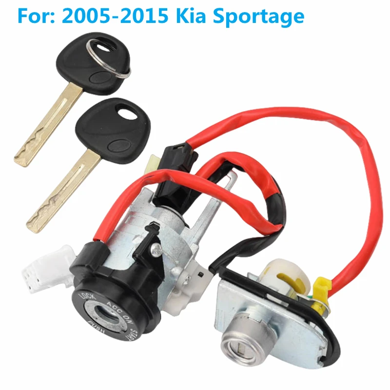 

OEM полный комплект цилиндра автоматического дверного замка для Kia Sportage 2005-2015 годов с 2 шт. ключом замка зажигания левый цилиндр замка двери