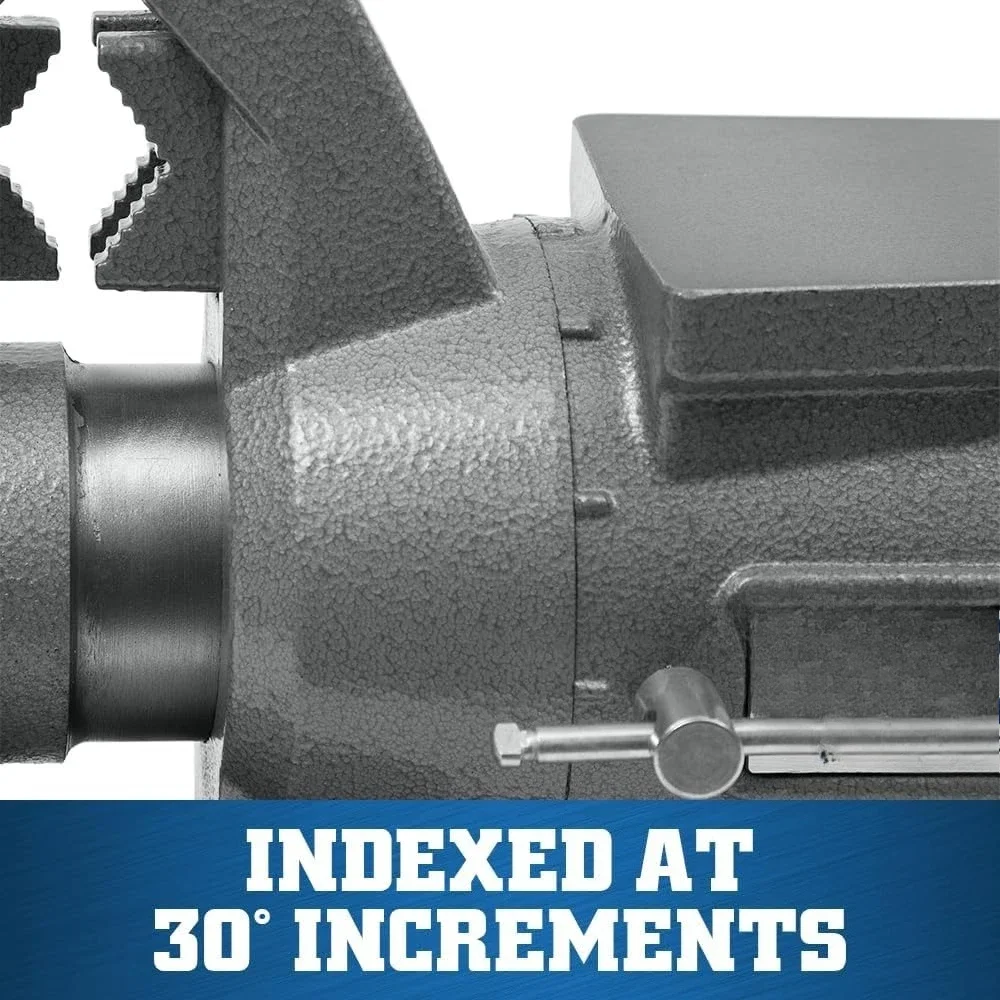 ملزمة مقعد متعددة الأغراض عالية الجودة، عرض الفك 6-1/2 بوصة، فتحة الفك 6-1/4 بوصة، 3-1/4 بوصة الحلق (نموذج 650P)، الأكثر مبيعًا! #3