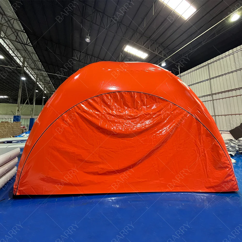 

Outdoor Waterproof Wind Valley Camping Cot 6*6M Marquee Party Tent Inflatable X Tent With Awning Trade Show Tents for Event