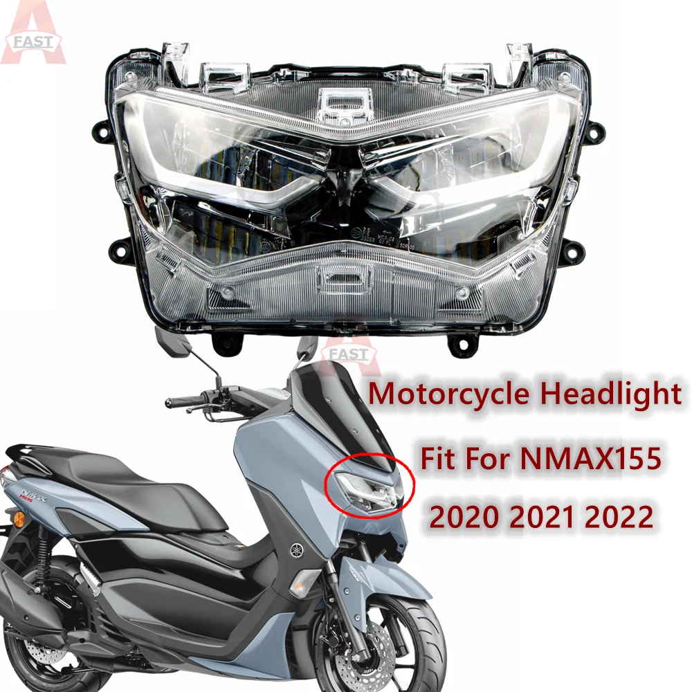 

Motorcycle Front Light Headlight Head Lamp Headlamp Assembly For YAMAHA NMAX155 N-MAX155 N-MAX NMAX 155 2020 2021 2022