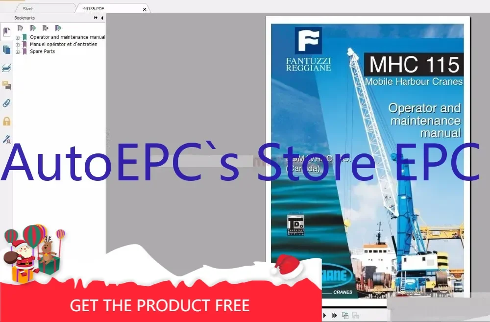 

Оператор кривошипов AutoEPC Fantuzzi Harbnour, руководство по техническому обслуживанию, схема гидравлической и электрической схемы