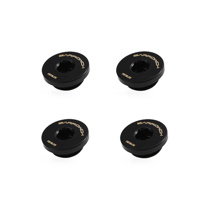 BARROW 4szt G1/4" Ultra cienki wewnętrzny sześciokątny ogranicznik wody Zamek uszczelniający do klucza sześciokątnego 6MM Akcesoria komputerowe Złączka końcowa