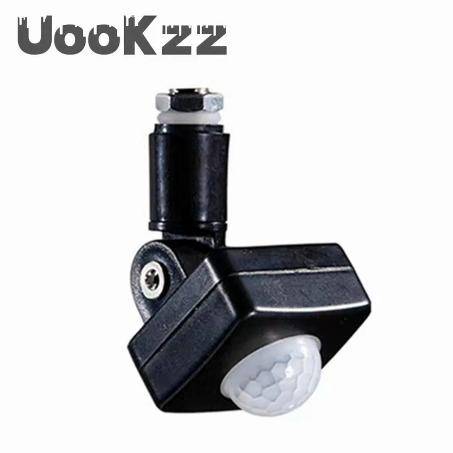 UooKzz 85-265V IP65 Motion Sensor Adjustable PIR Switch Ultrathin LED Flood Light PIR Waterproof Outdoor Motion Sensor Detector