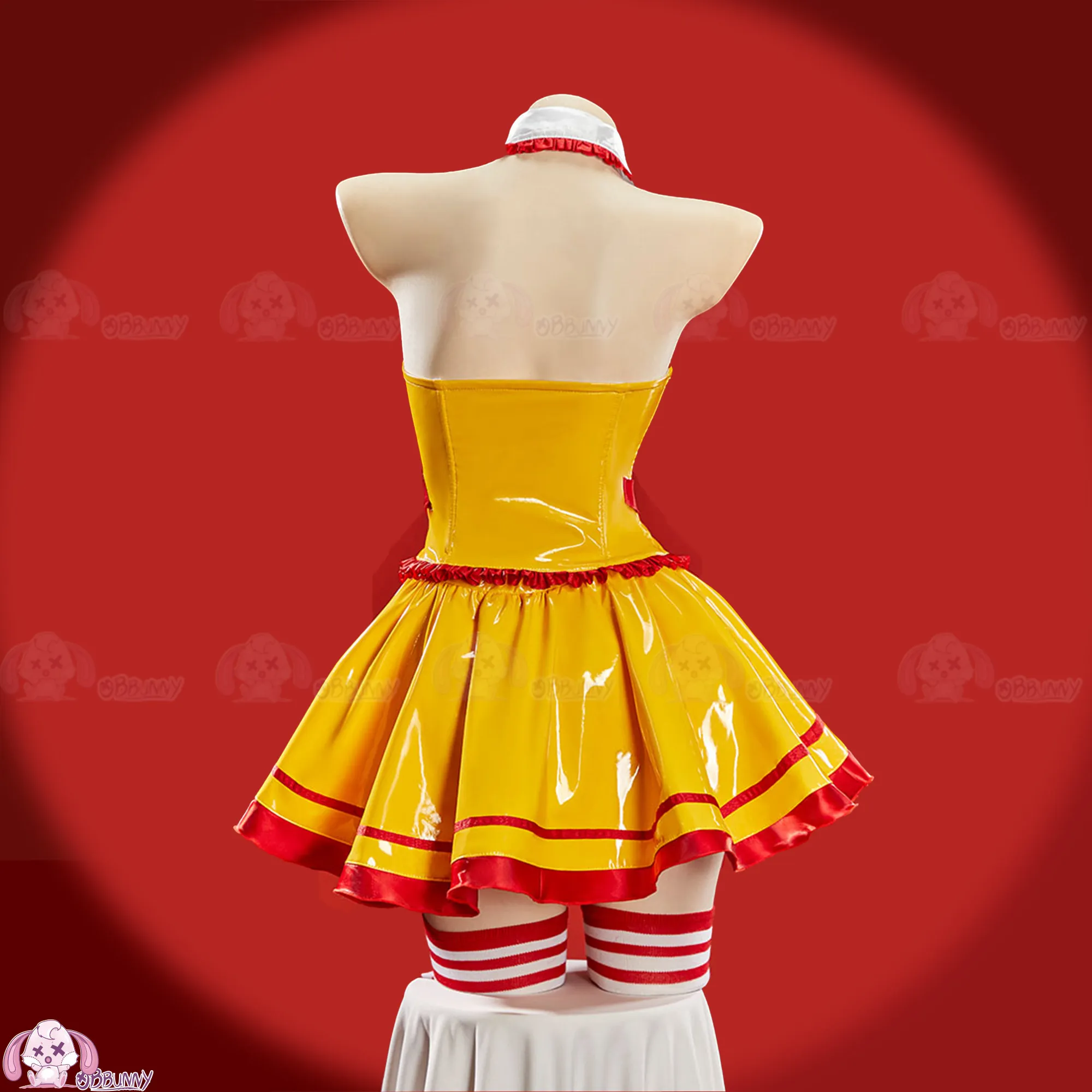 Miku Fanart Cosplay Costume PU - đánh giá và giá Anime Cosplay Red