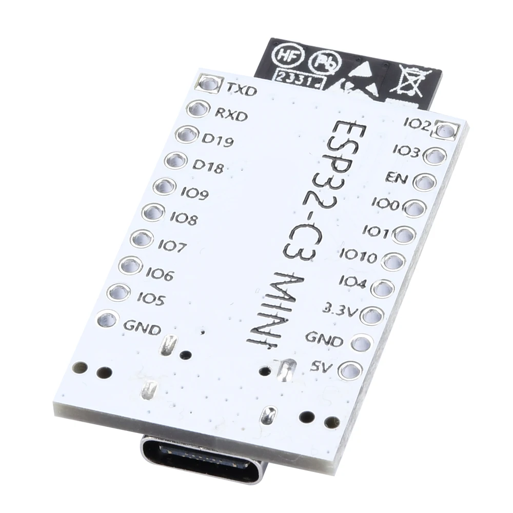 แผงวงจรโมดูลบอร์ด WiFi บลูทูธ ESP32-C3-MINI โมดูล ESP32-C3-MINI-1ออนบอร์ด TYPE-C