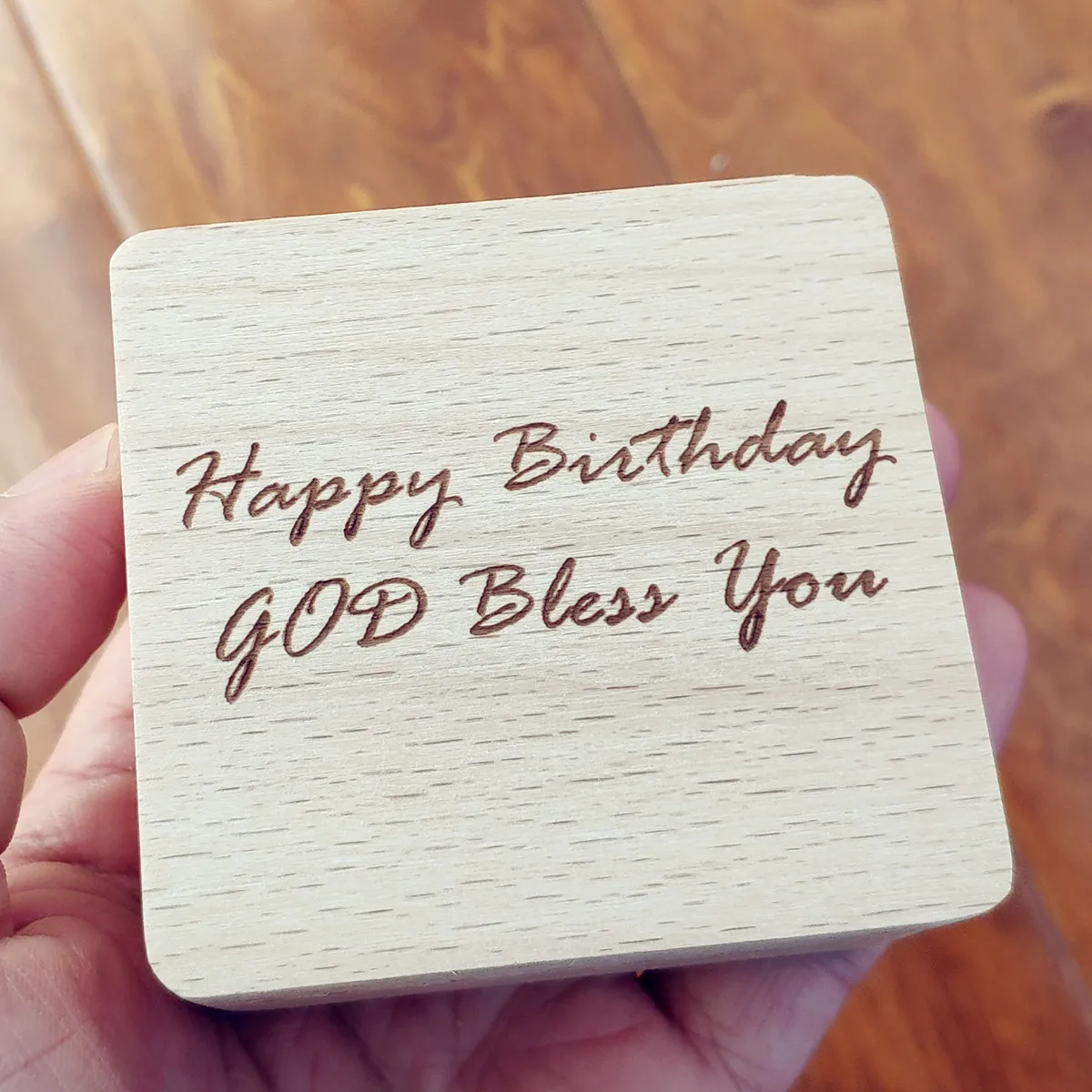 Happy Birthday Music Box, Customized Engraved Gifts, You Are My Sunshine