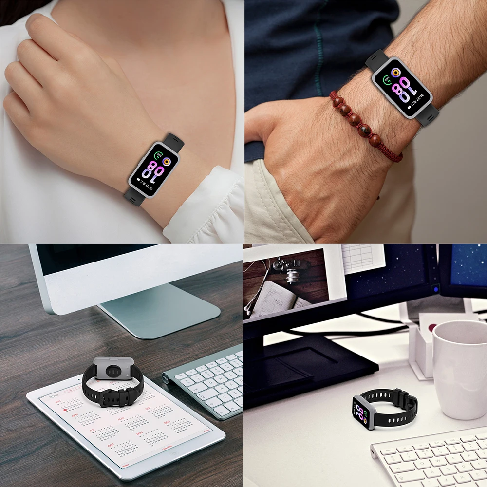 Силиконовый ремешок для часов BEHUA для умных часов B5, спортивный браслет, аксессуары Correa, аксессуары для браслетов