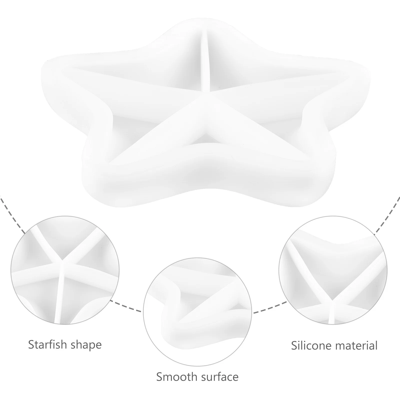 

Ocean Series Storage Tray Mold Silicone DIY Craft Casting Smooth Surface Nonstick Easydemold Homedecor Uniquegifts