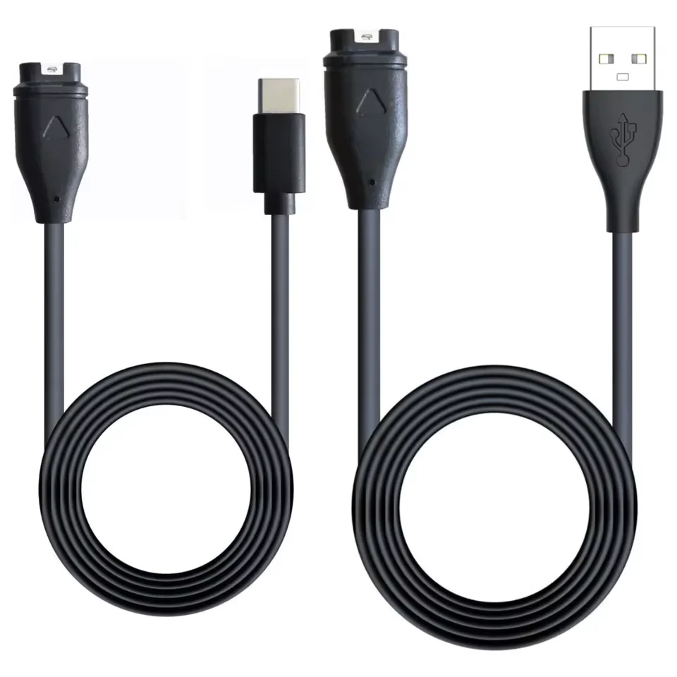 Cargador USB-C para Reloj Inteligente Garmin Vivosmart 5, Garmin Vivomove 3/3S Style Sport, Cable de Carga USB de Repuesto