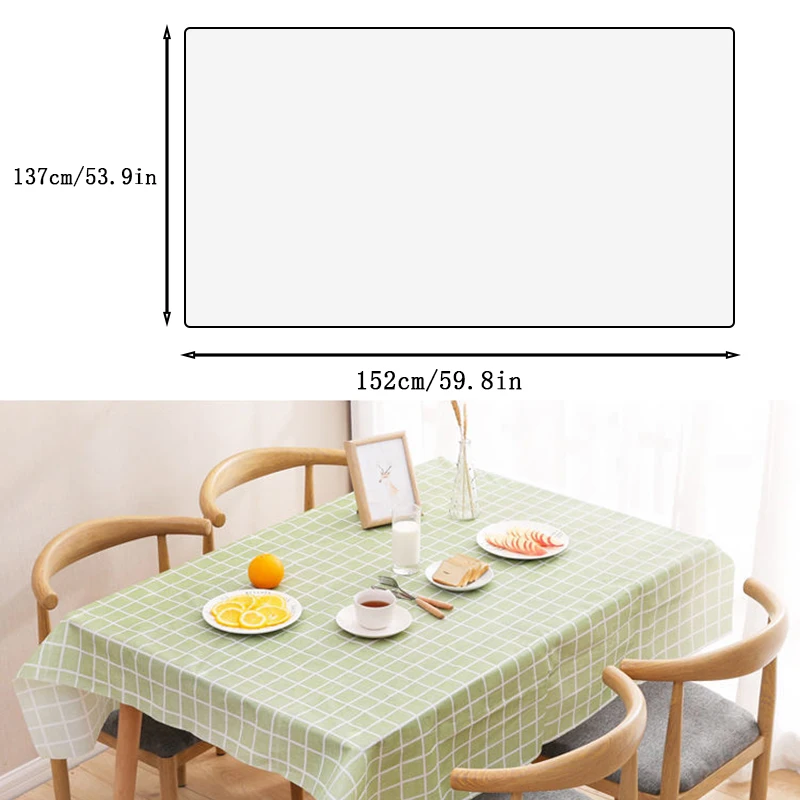 Checkered Tablecloth - Waterproof, Oil-Resistant, No-Wash, Disposable Home Tablecloth