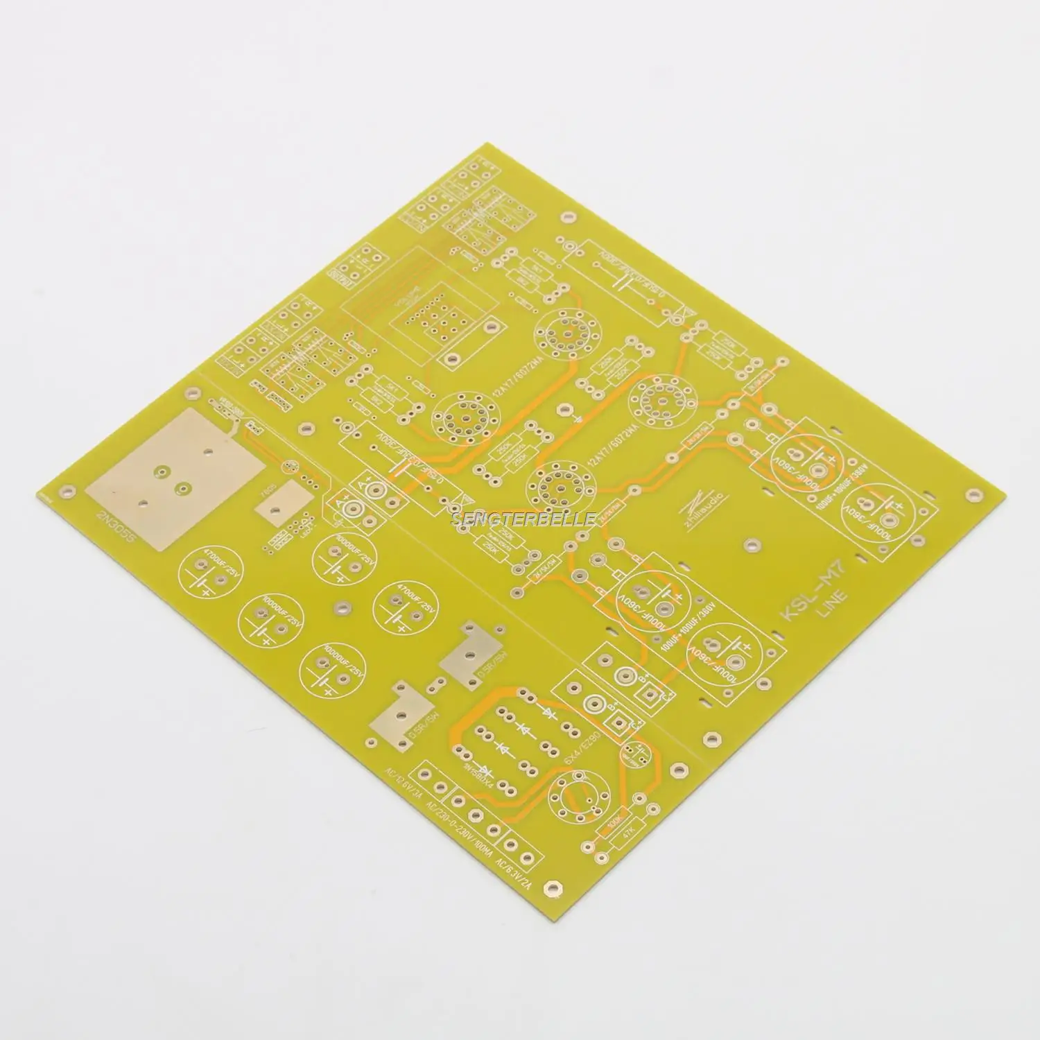 Imagem -05 - Hifi Faça Você Mesmo m7 Tubo Estéreo Pré-amplificador Preamp Circuit Preamplifier Board Pcb Kondo Ksl-m7