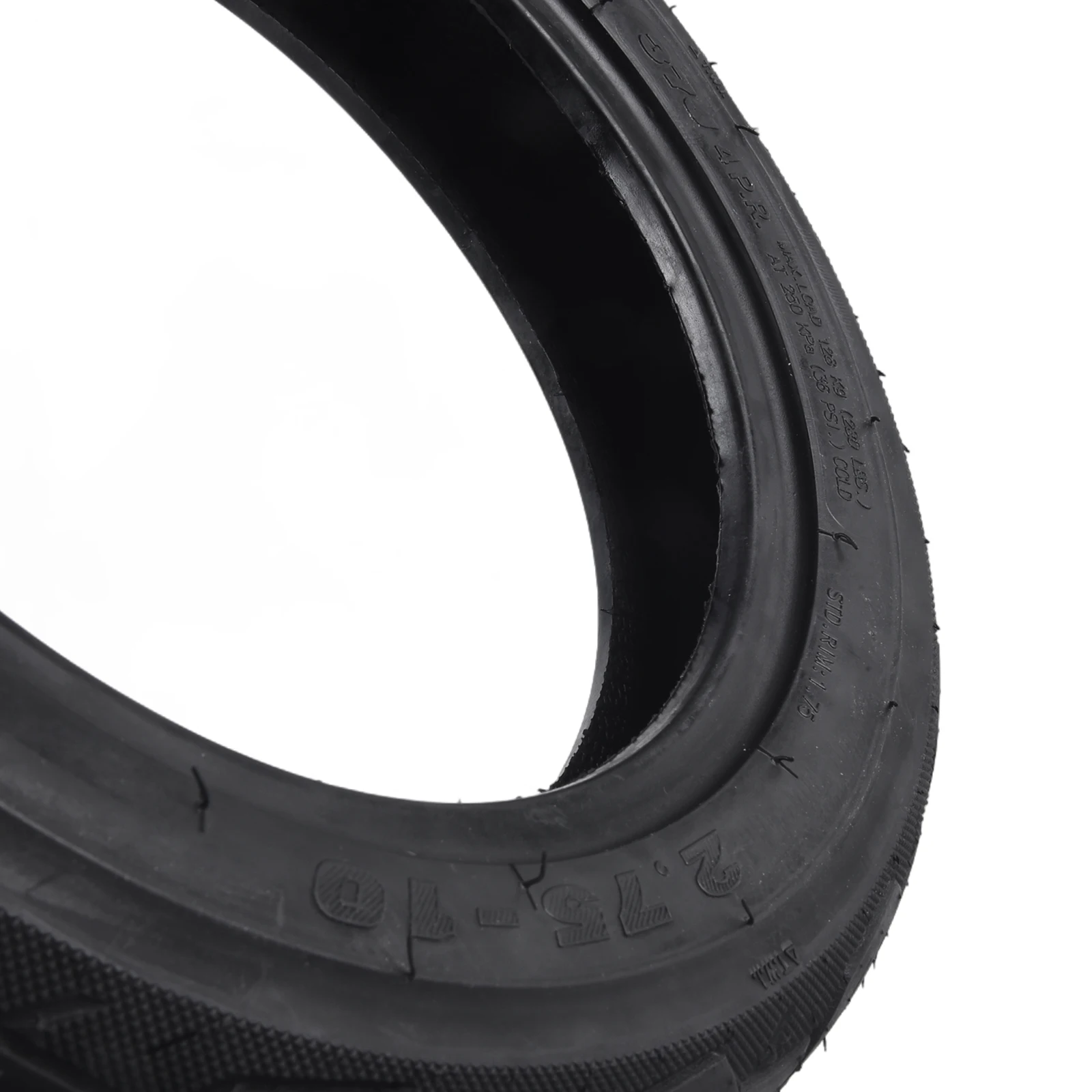 1 Pcs 2.75-10 Vacuum Tire Electric Vehicle Motorcycle Vacuum Black Tire Wear-resistant Stab Rubber Inside And Outside Tires